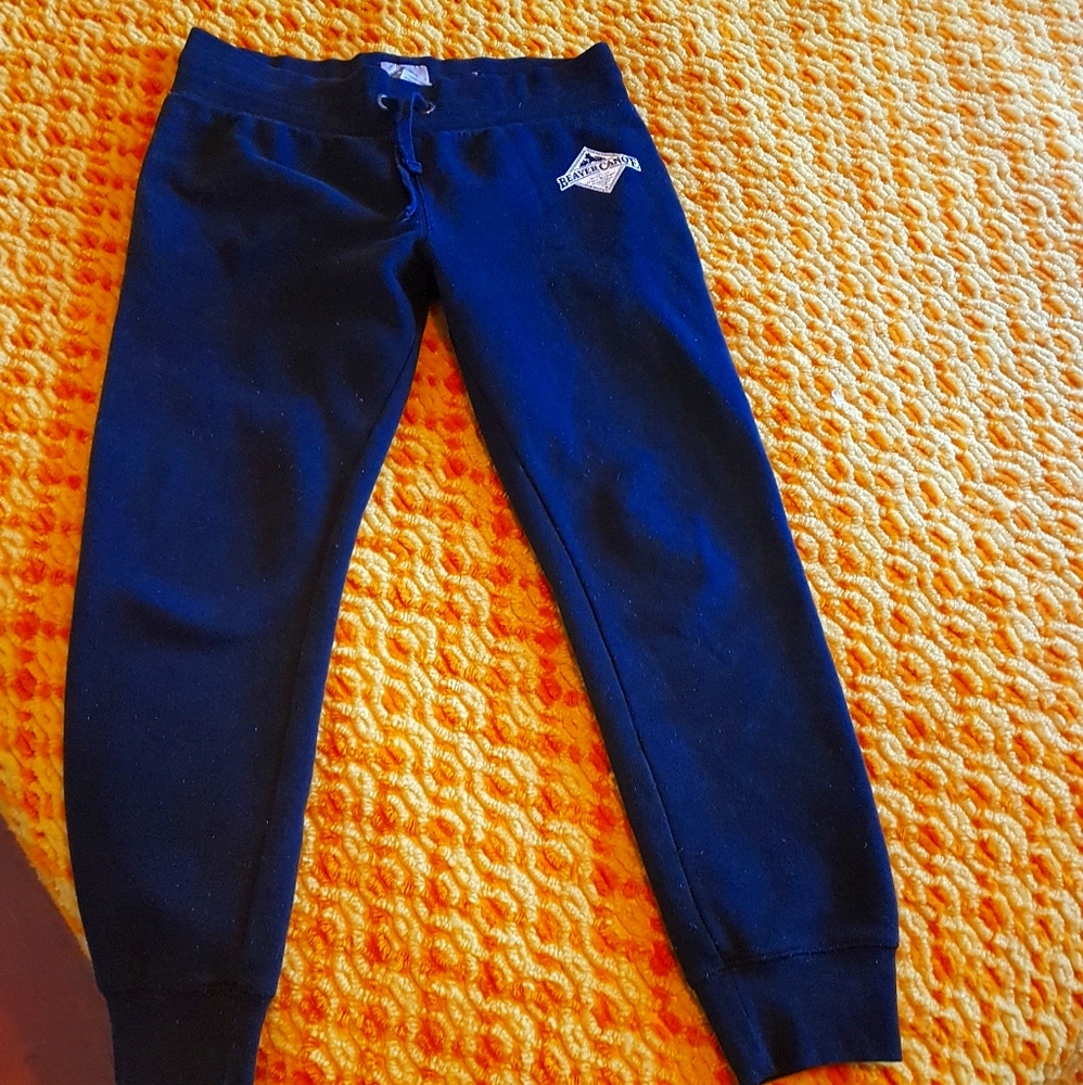 Black Slim fit Beaver Canoe Jogging Sweat pants LG